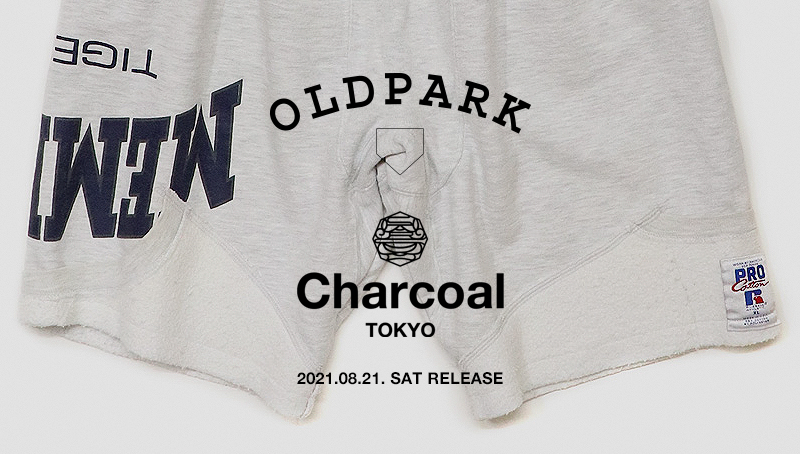 OLD PARK × Charcoal TOKYO Special Sweat Shorts発売のお知らせ