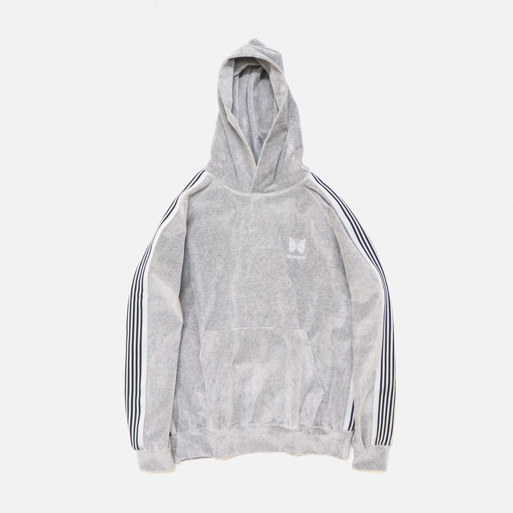 ND Velour Track Hoody ( Black / Lt.Grey )