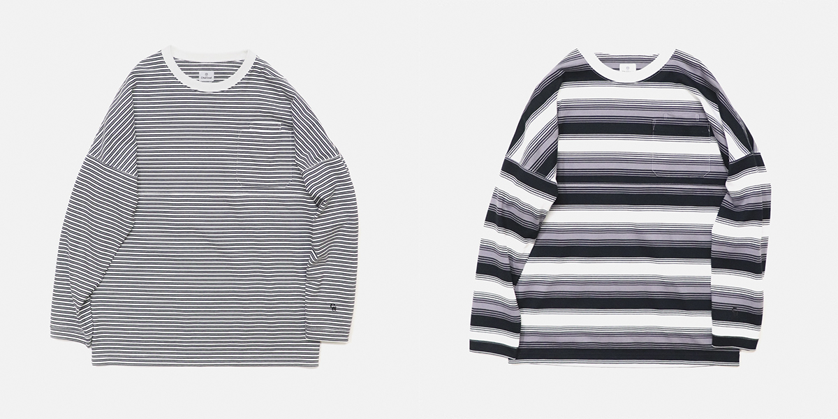 OC Mono Border Foot WP6 L/S ( Double / Multi ) S,M,L,XL,2XL size ¥15,400 tax in