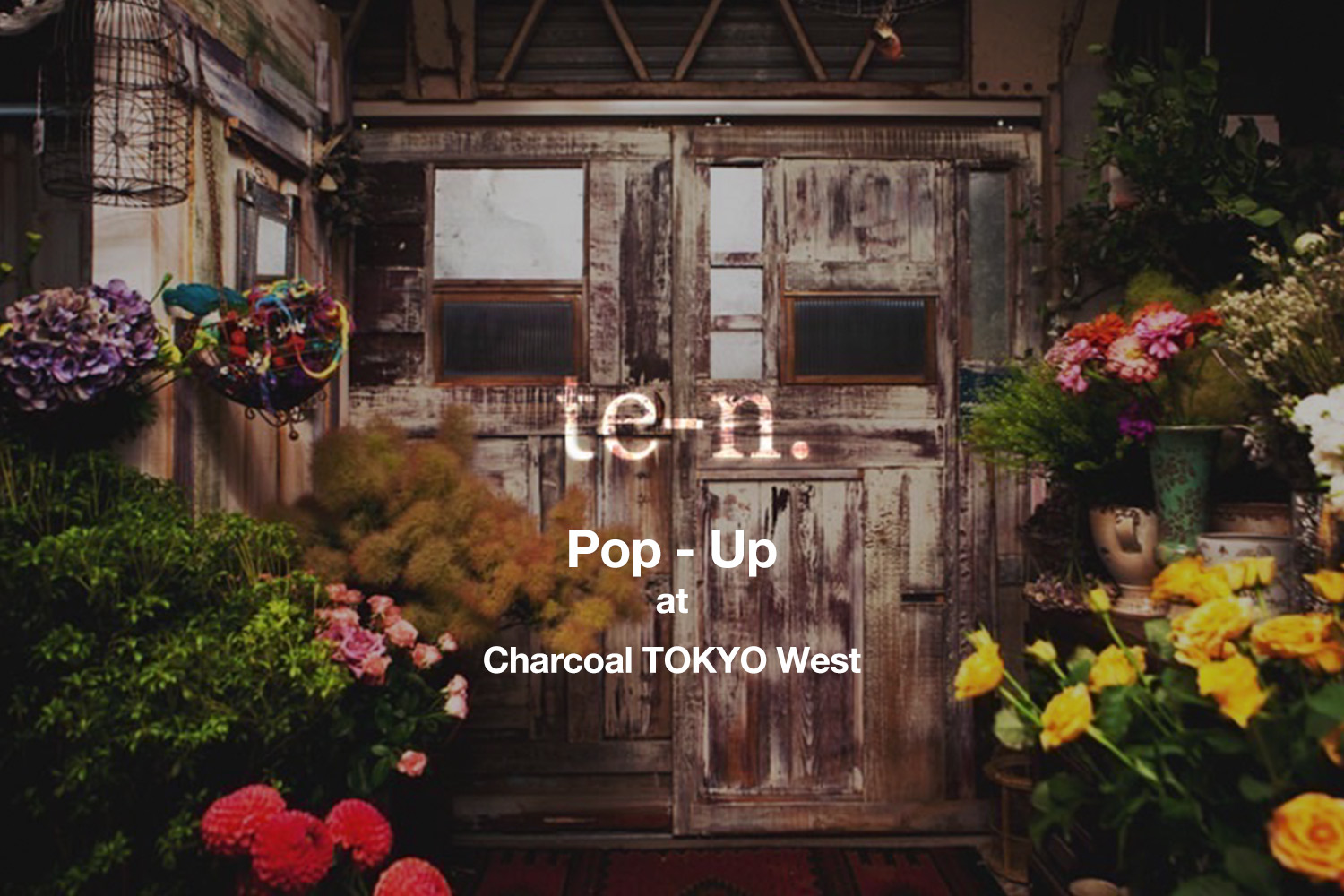 〈Te-n.〉Pop-Up開催のお知らせ