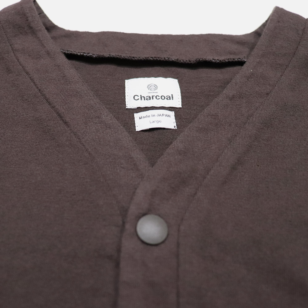 【Recommend】〈ORIGINAL Charcoal〉Soft MD Snap Cardigan
