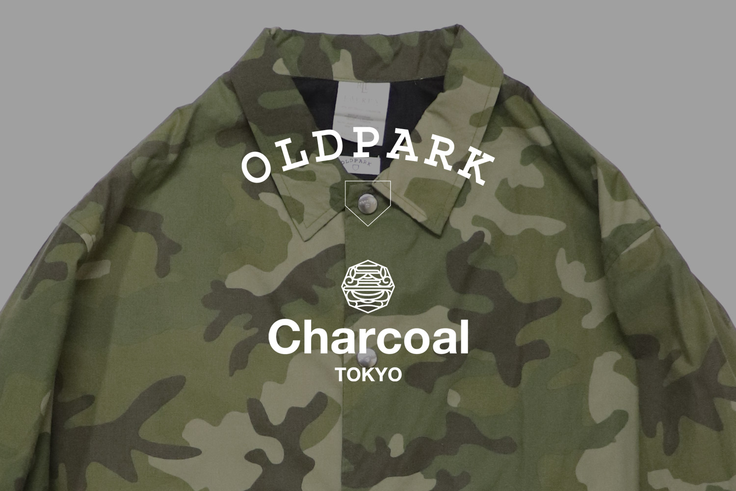  OLD PARK × Charcoal TOKYO Special Coach Jacket発売のお知らせ