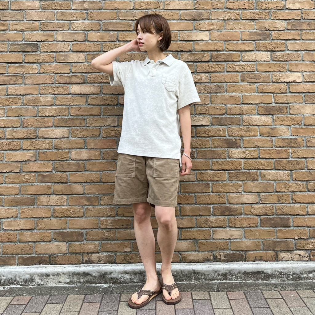 〈ORIGINAL Charcoal〉 R/Pile Polo WP1 S/S