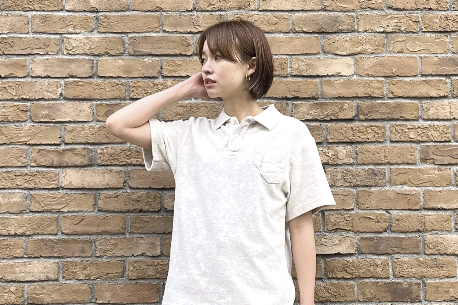 【Recommend】〈ORIGINAL Charcoal〉 R/Pile Polo WP1 S/S