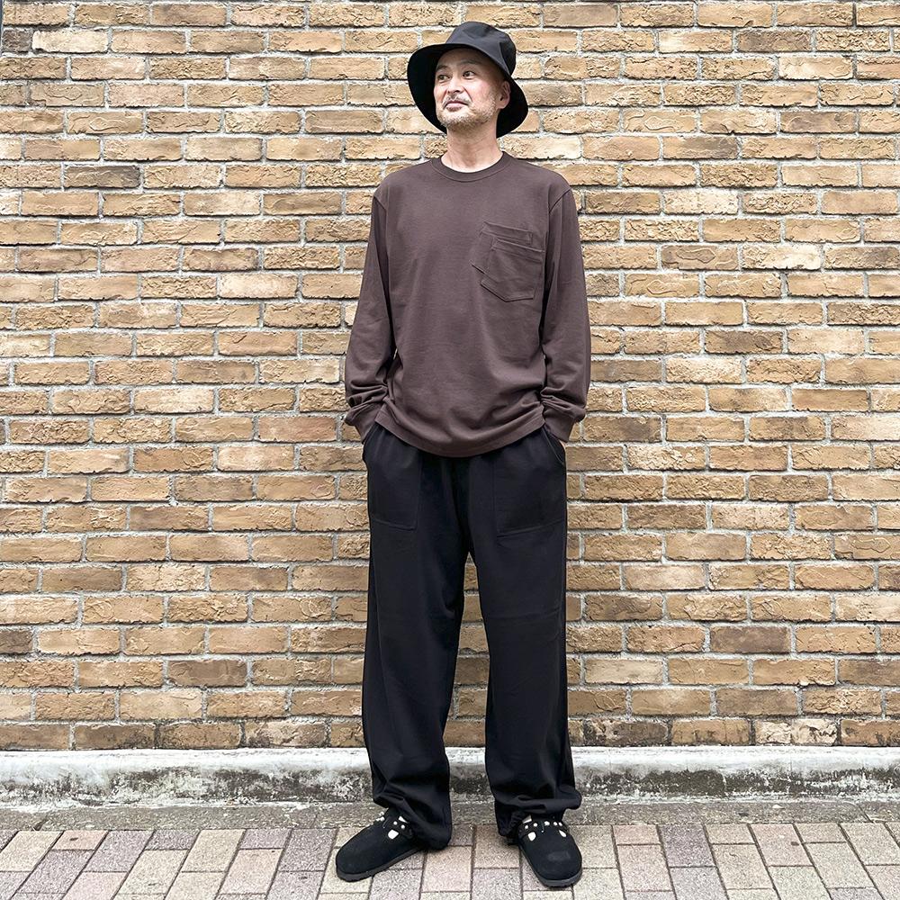 【New Arrivals】〈ORIGINAL Charcoal〉W Pocket 長袖 T 新色