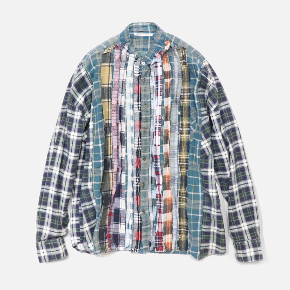 【New Arrivals】〈Rebuild by Needles〉別注 Nel Check Band Shirts