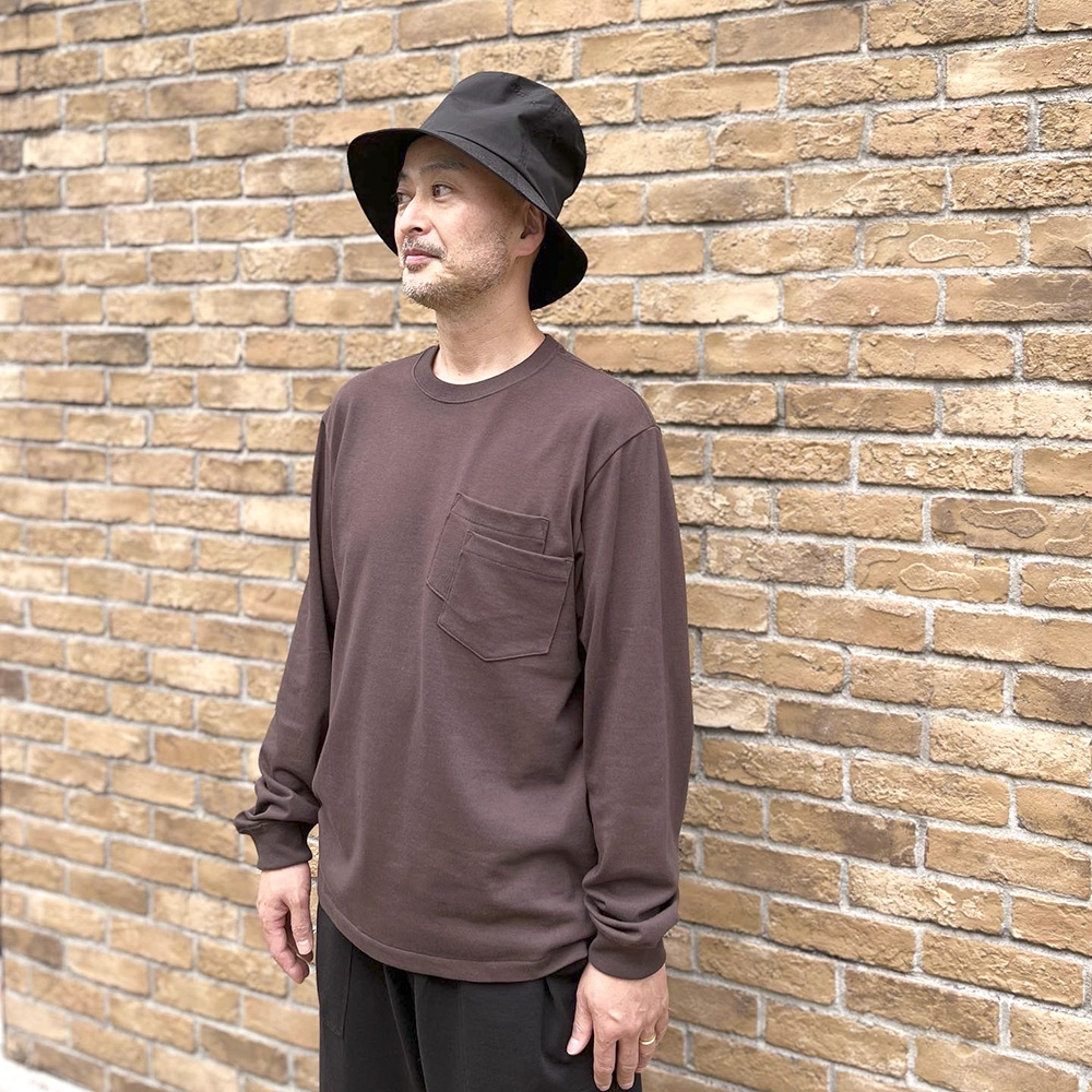 【New Arrivals】〈ORIGINAL Charcoal〉W Pocket 長袖 T 新色