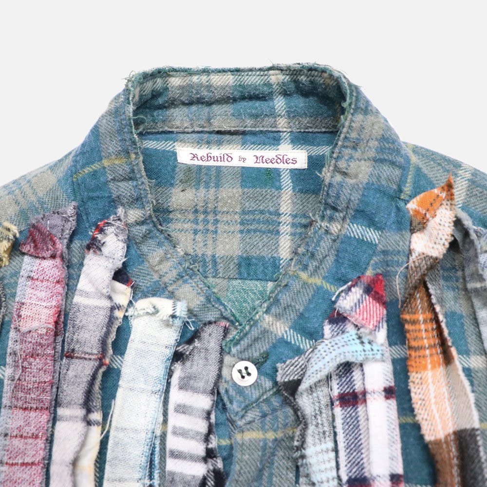 【New Arrivals】〈Rebuild by Needles〉別注 Nel Check Band Shirts