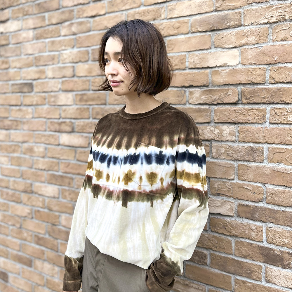 【New Arrivals】〈ORIGINAL Charcoal〉Velour Nordic Foot Pocket T