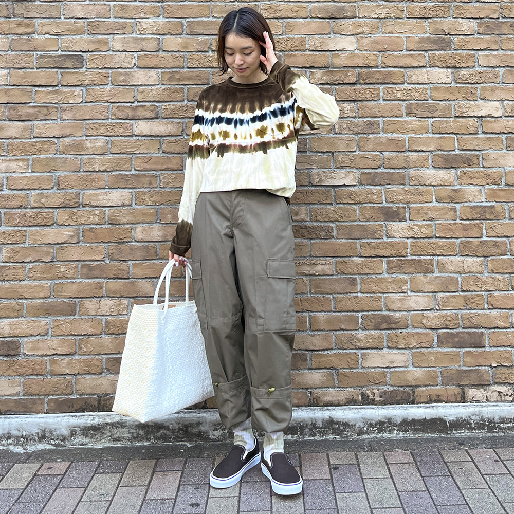 【New Arrivals】〈ORIGINAL Charcoal〉Velour Nordic Foot Pocket T