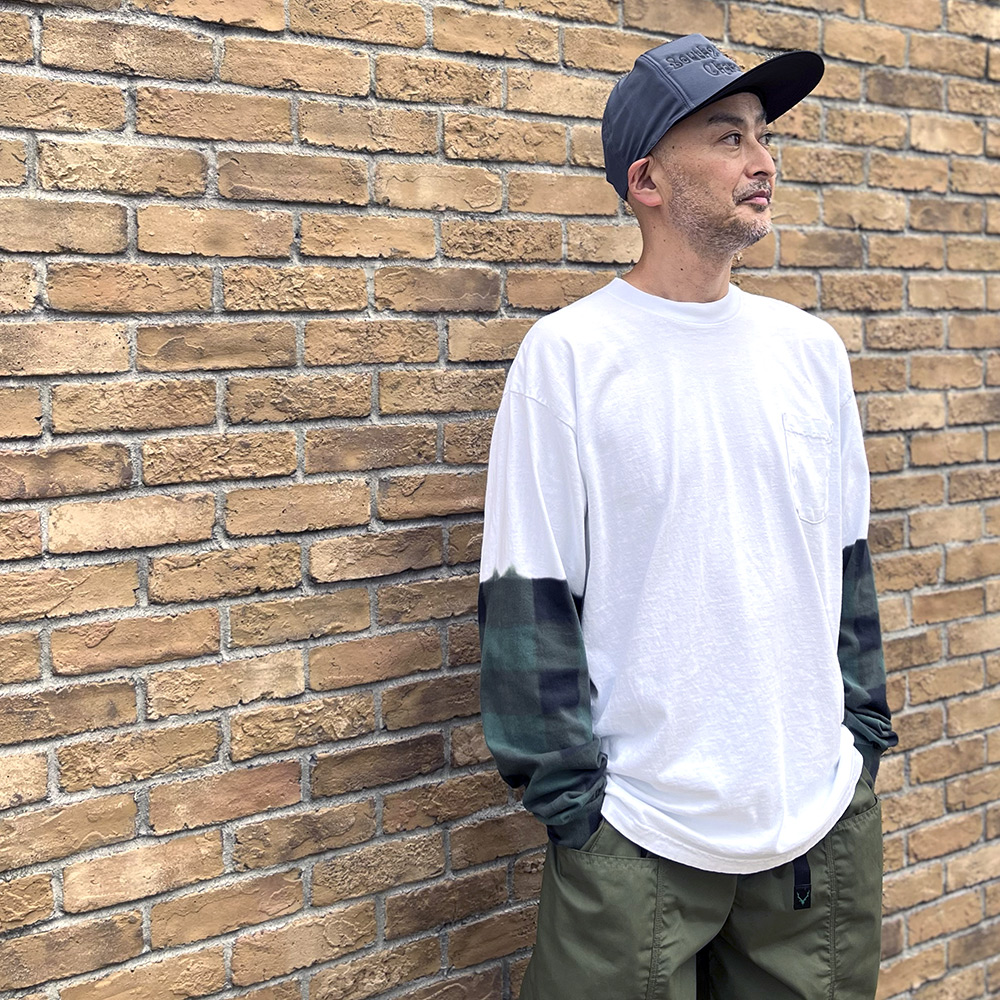 【New Arrivals】〈ORIGINAL Charcoal〉Made in U.S.A 長袖 Pocket T