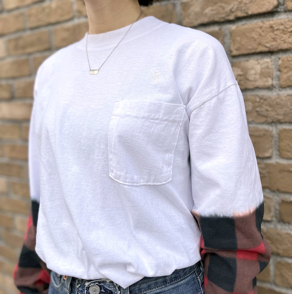 【New Arrivals】〈ORIGINAL Charcoal〉Made in U.S.A 長袖 Pocket T