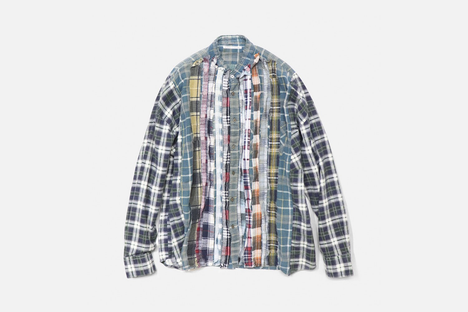 【New Arrivals】〈Rebuild by Needles〉 別注 Nel Check Band Shirts