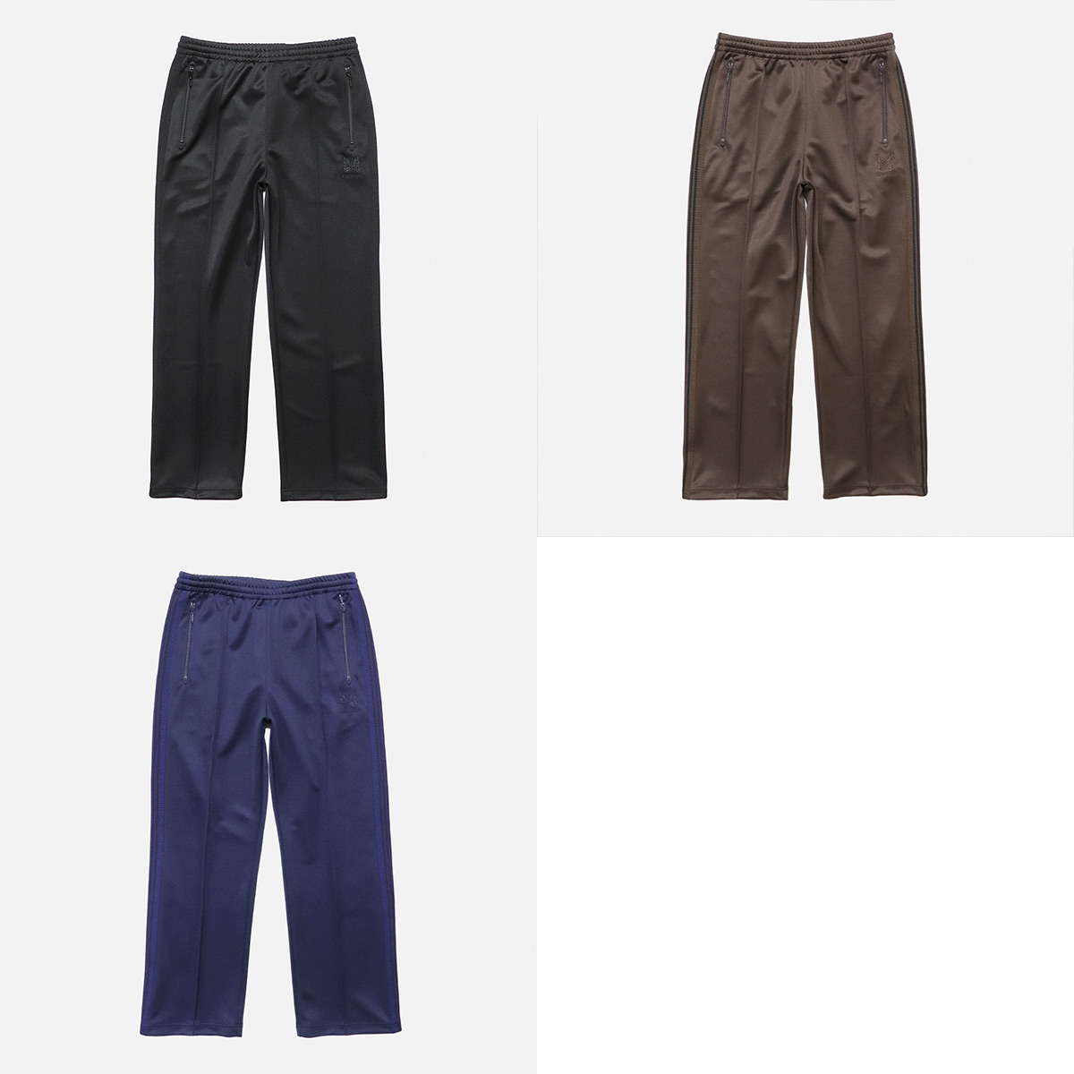 〈Needles(ニードルズ)〉別注 Track Pants (Black , D/Brown , Navy)