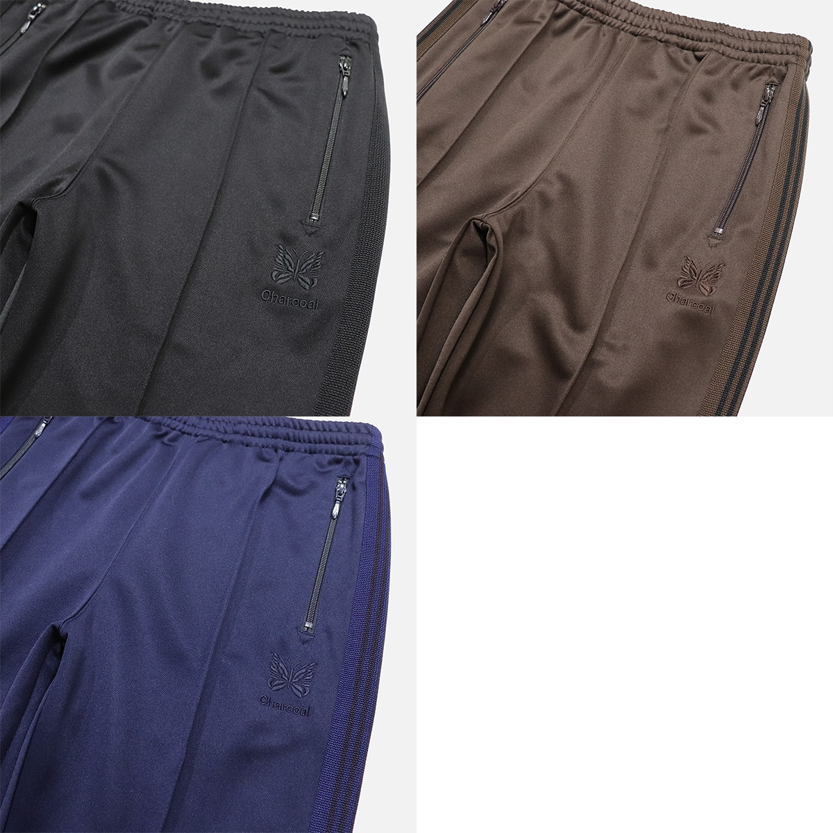 〈Needles(ニードルズ)〉別注 Track Pants (Black , D/Brown , Navy)