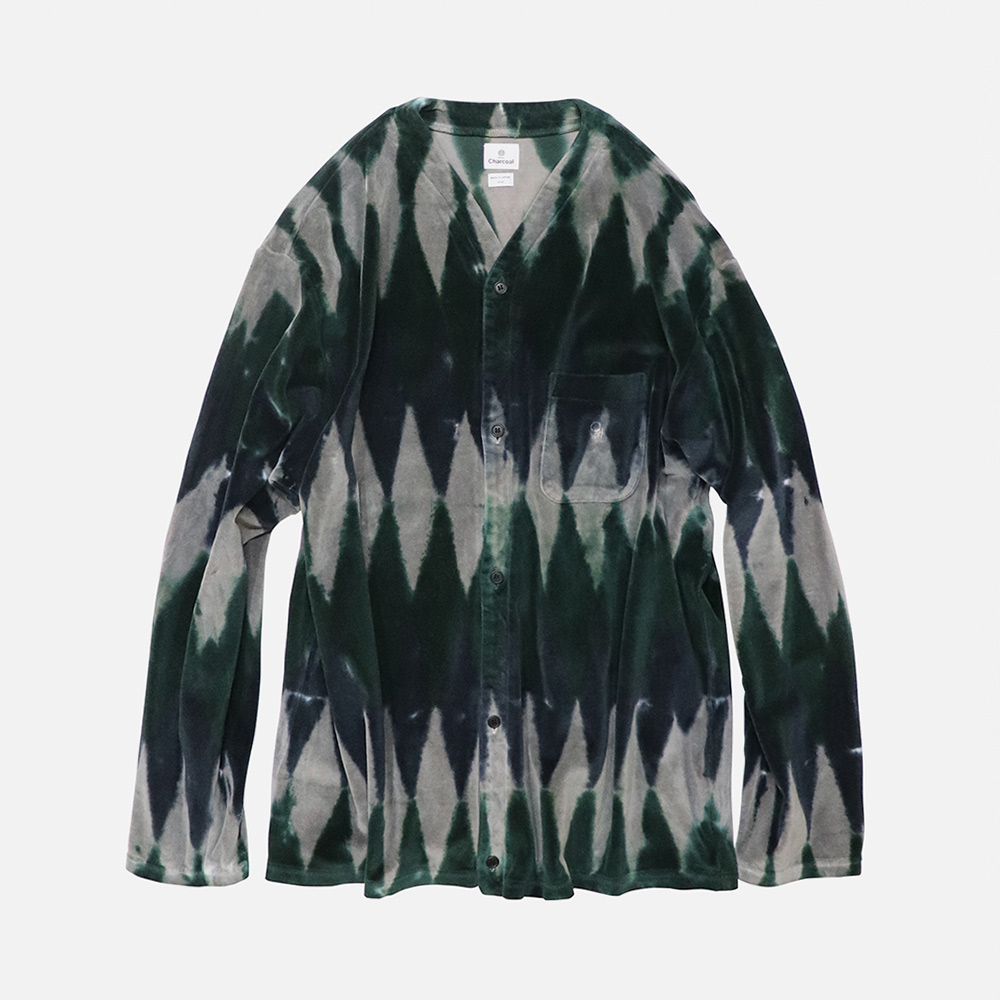 【Recommend】〈ORIGINAL Charcoal（オリジナル チャコール）〉Velour Argyle C/GN