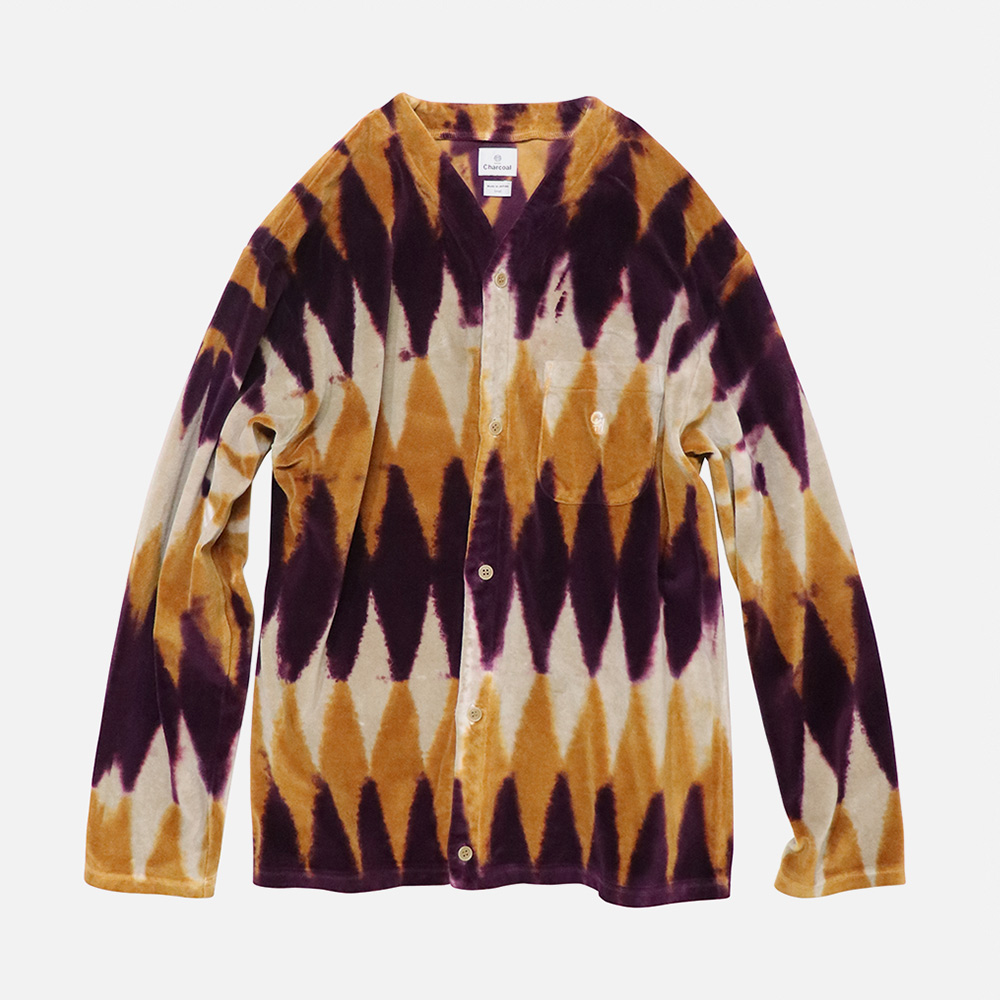 【Recommend】〈ORIGINAL Charcoal（オリジナル チャコール）〉Velour Argyle C/GN
