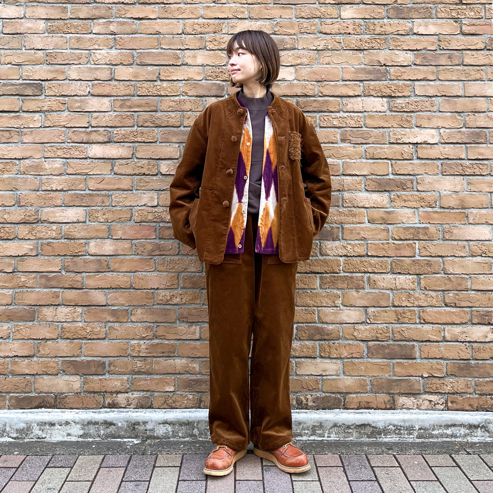 【Recommend】〈ORIGINAL Charcoal（オリジナル チャコール）〉Velour Argyle C/GN