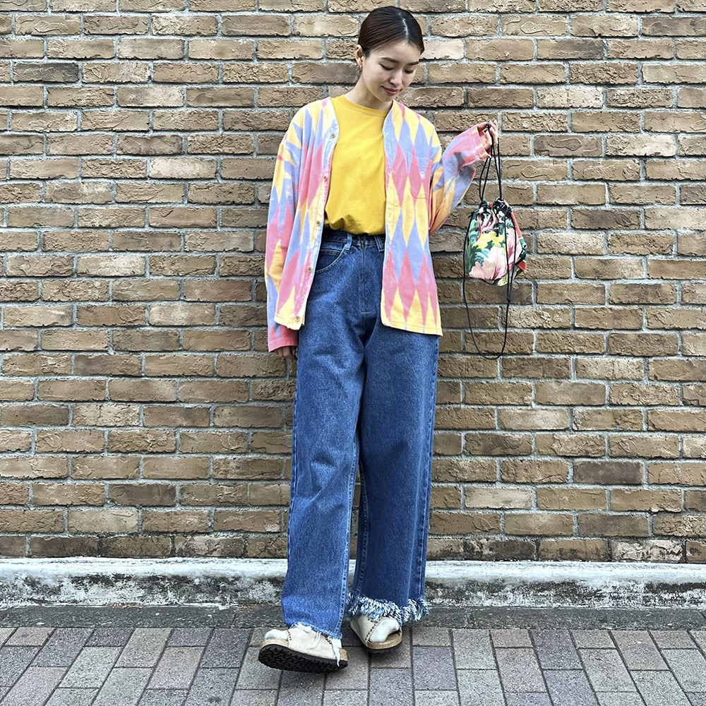 【New Arrivals】〈ORIGINAL Charcoal（オリジナル チャコール）〉Pile N-Dye Argyle C/GN