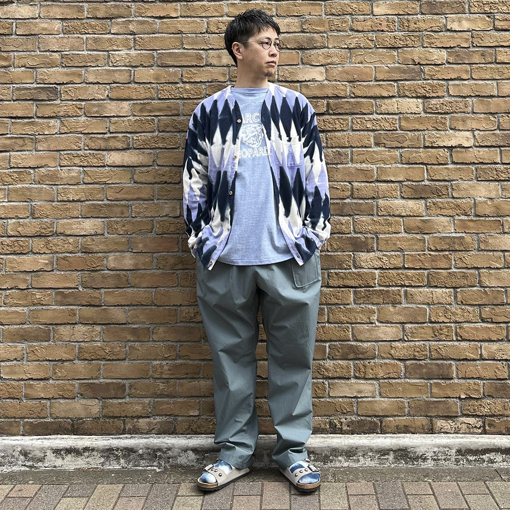 【New Arrivals】〈ORIGINAL Charcoal（オリジナル チャコール）〉Pile N-Dye Argyle C/GN