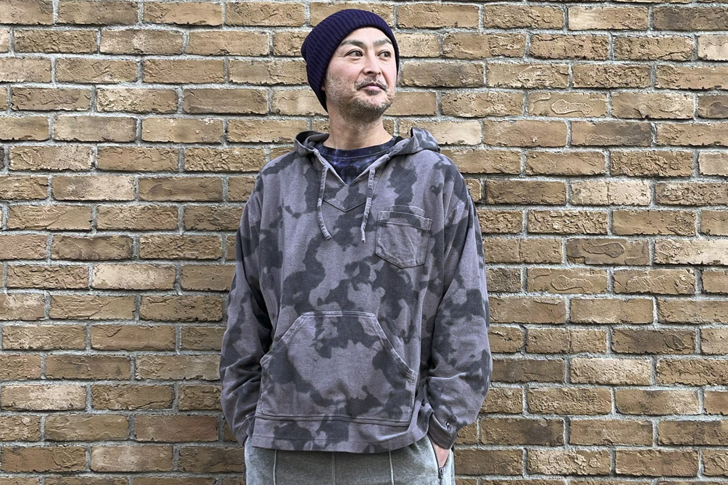 【New Arrivals】〈ORIGINAL Charcoal（オリジナル チャコール）〉 Pile U-Dye Mexican Parka