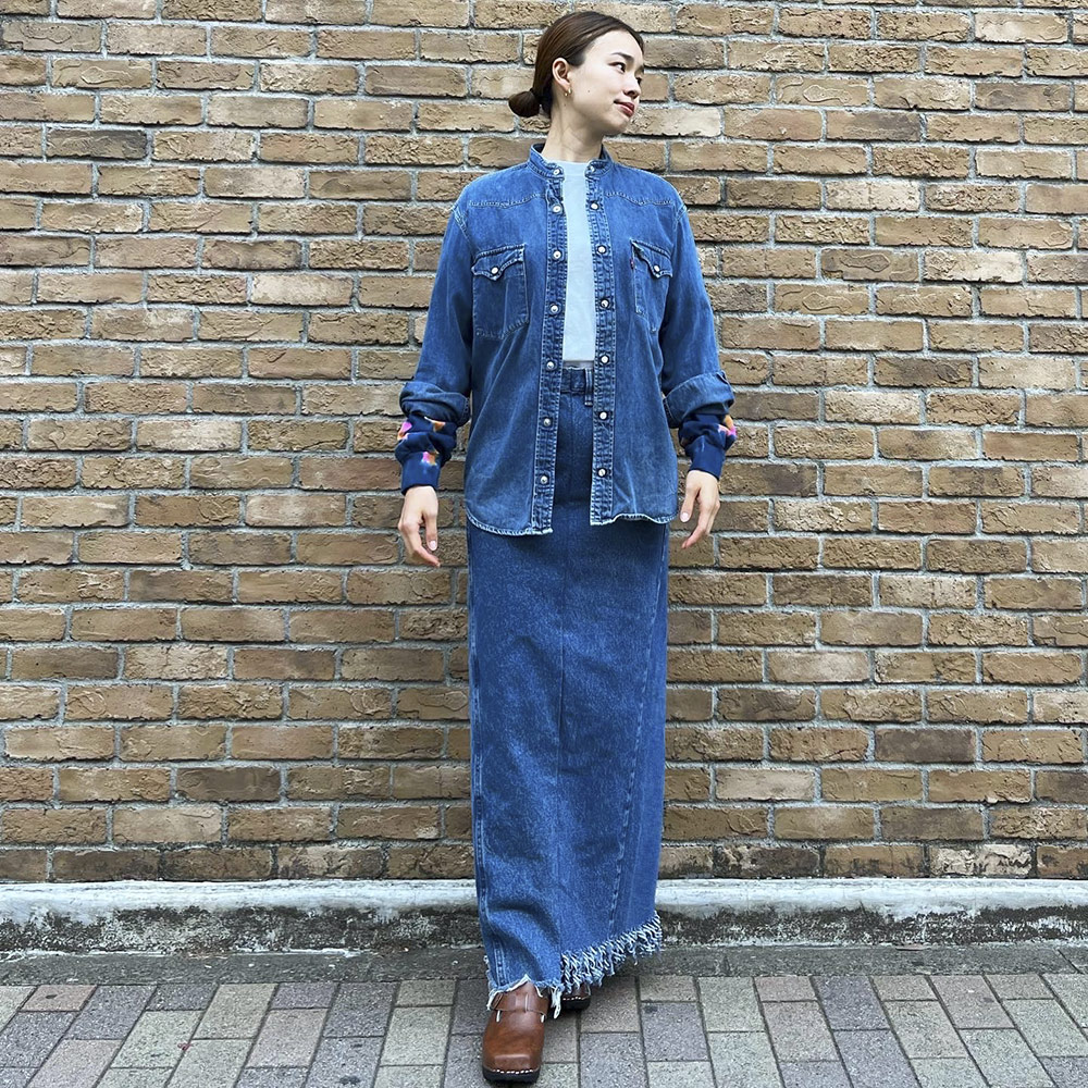 【Recommend】〈ORIGINAL Charcoal(オリジナル チャコール)〉 USA N-Dye L/S Pocket T