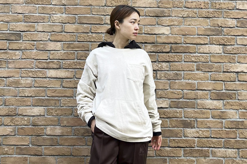 【Recommend】〈ORIGINAL Charcoal（オリジナル チャコール）〉 LozTube Kgrp L/S Pocket T