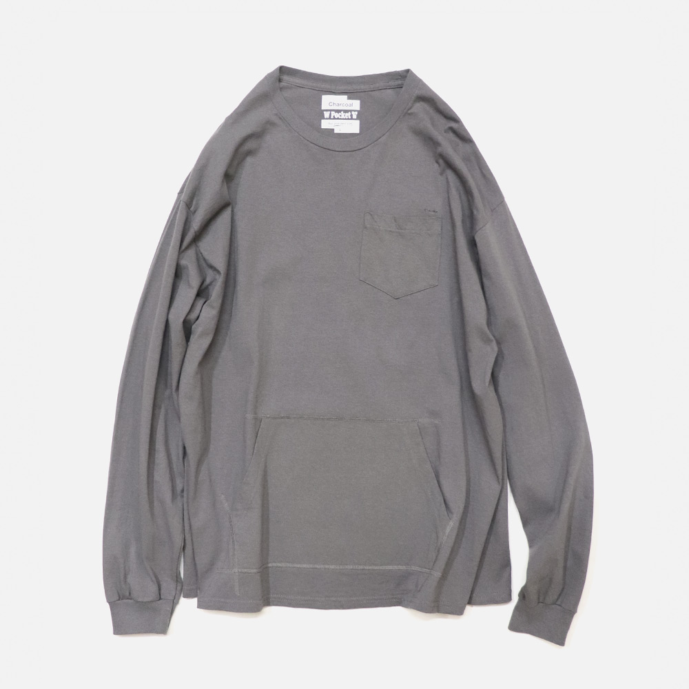 【Recommend】〈ORIGINAL Charcoal(オリジナル チャコール)〉 LozTube Kgrp L/S Pocket T