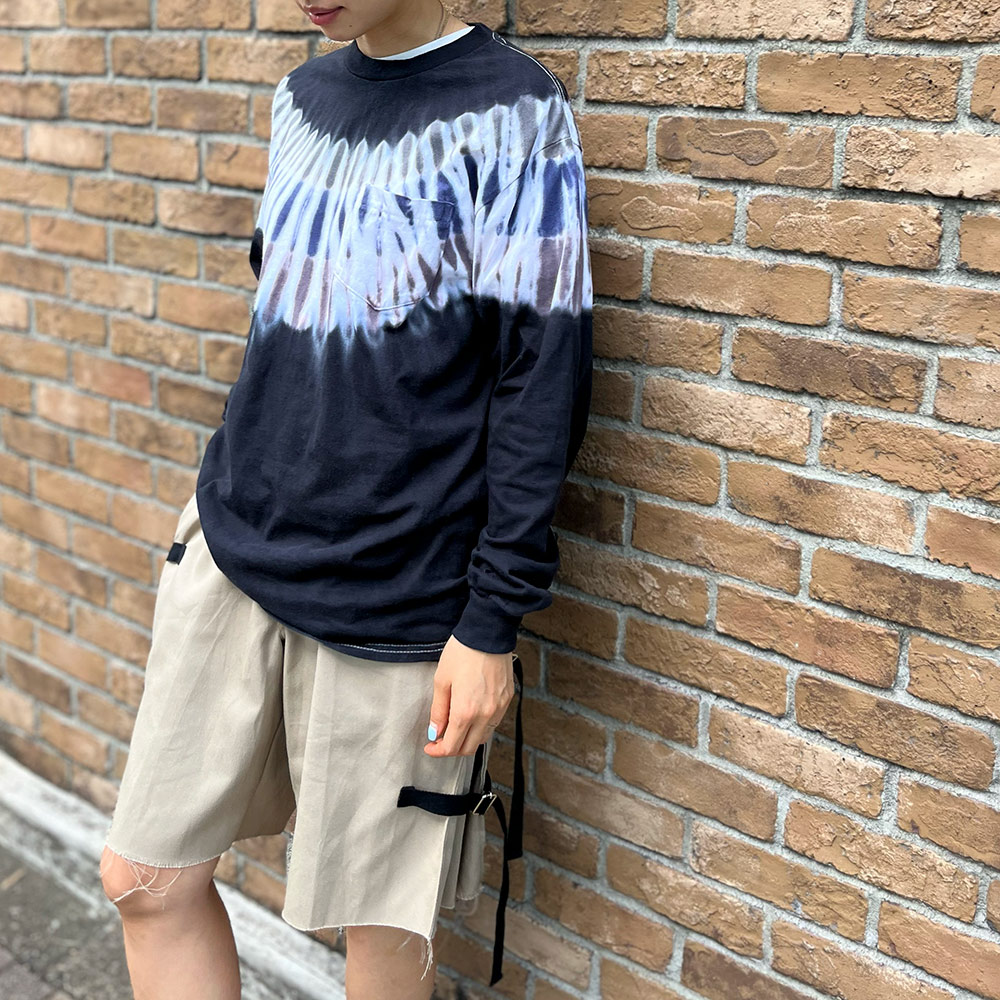【New Arrivals】〈ORIGINAL Charcoal（オリジナル チャコール）〉Loz Tube H/Dye Pocket L/S