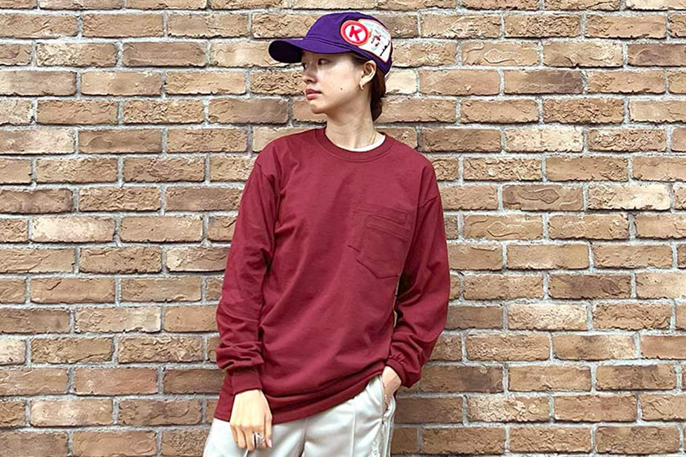 【New Arrivals】〈ORIGINAL Charcoal（オリジナル チャコール）〉Loz Tube W Pocket L/S