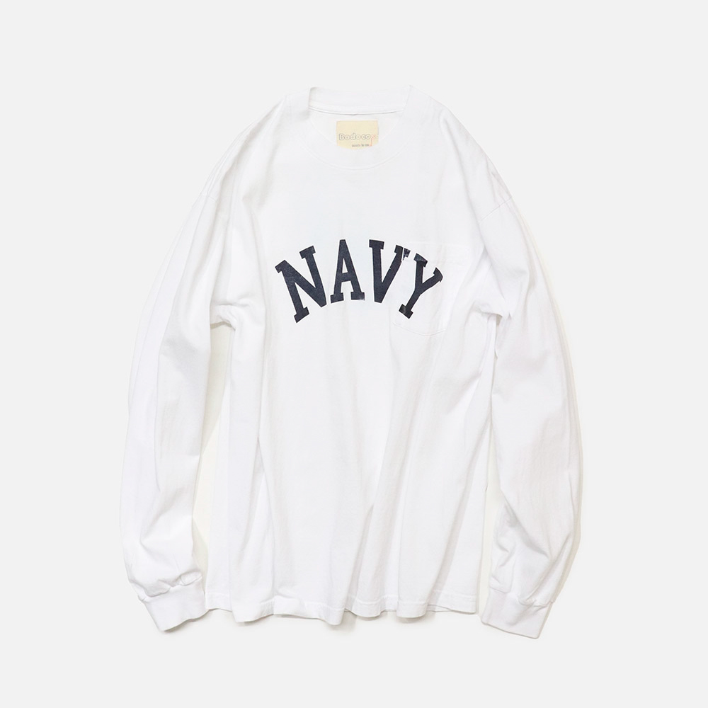 【New Arrivals】〈Bodocos（ボドコス）〉USA Natural Print L/S Pocket T