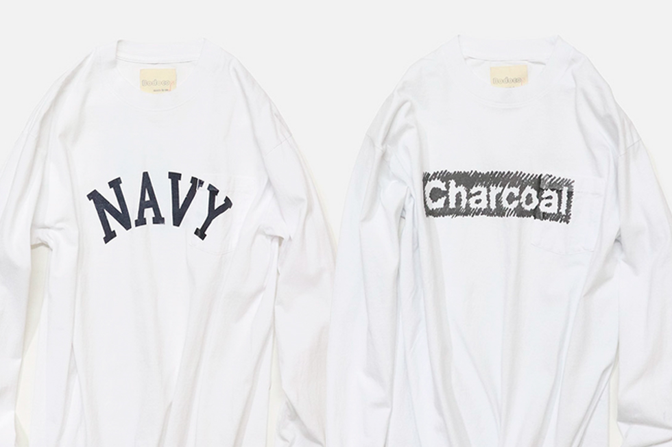 【New Arrivals】〈Bodocos（ボドコス）〉USA Natural Print L/S Pocket T