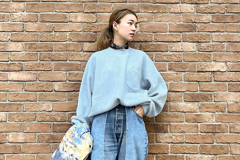 【New Arrivals】〈Sanca（サンカ）〉別注 Napping Pile Pocket Crew