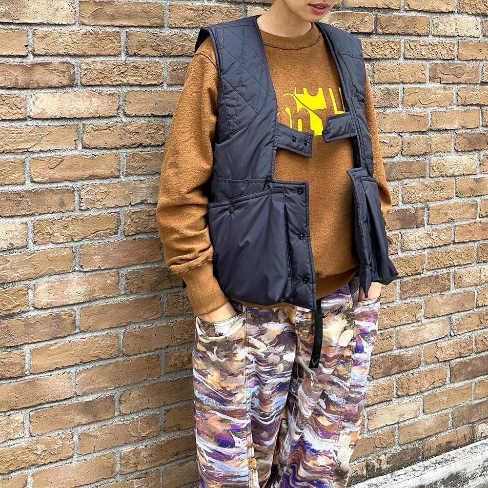 Recommend】〈ORIGINAL Charcoal（オリジナル チャコール）〉Reversible Sweat Font Print