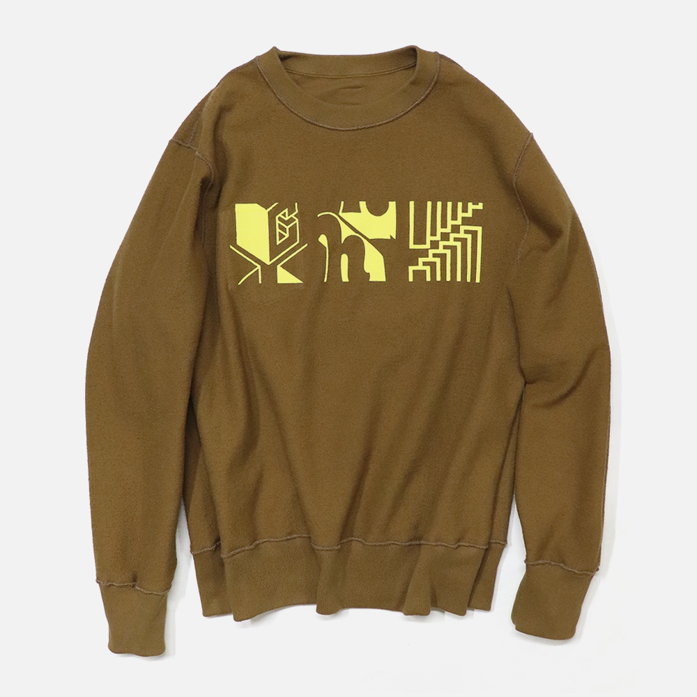 Recommend】〈ORIGINAL Charcoal（オリジナル チャコール）〉Reversible Sweat Font Print