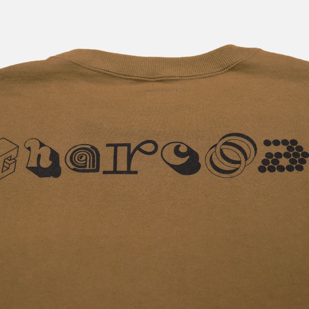 Recommend】〈ORIGINAL Charcoal（オリジナル チャコール）〉Reversible Sweat Font Print