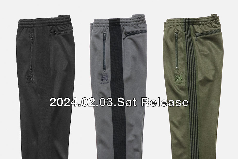 【Release】〈Needles（ニードルズ）〉別注 Narrow および Regular Track Pant 発売のお知らせ